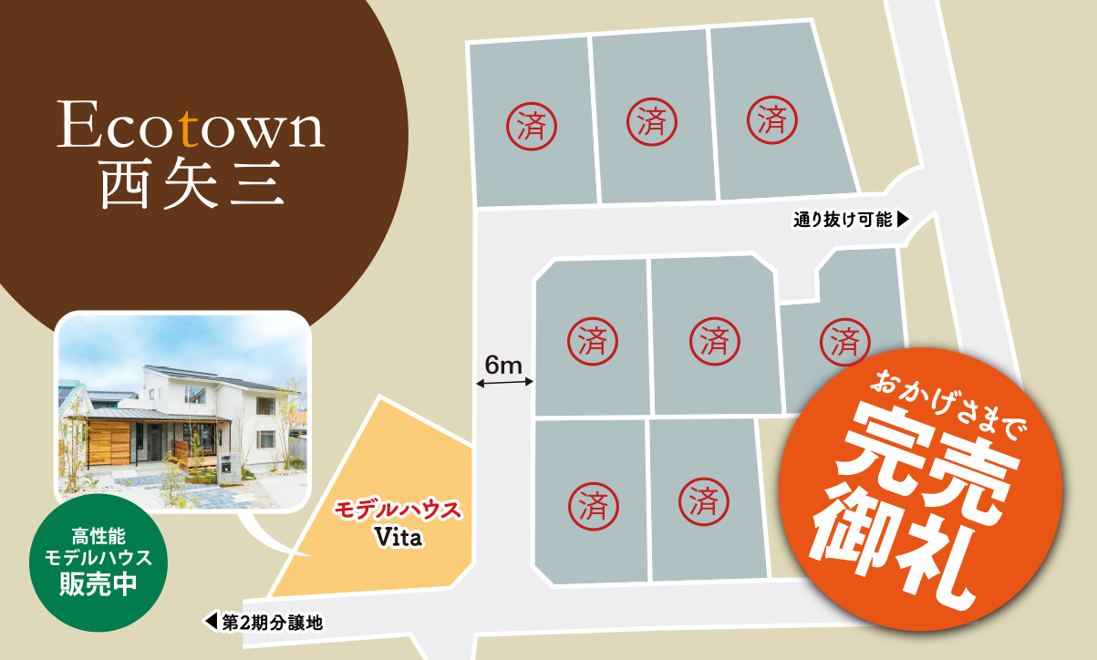 エコタウン完売