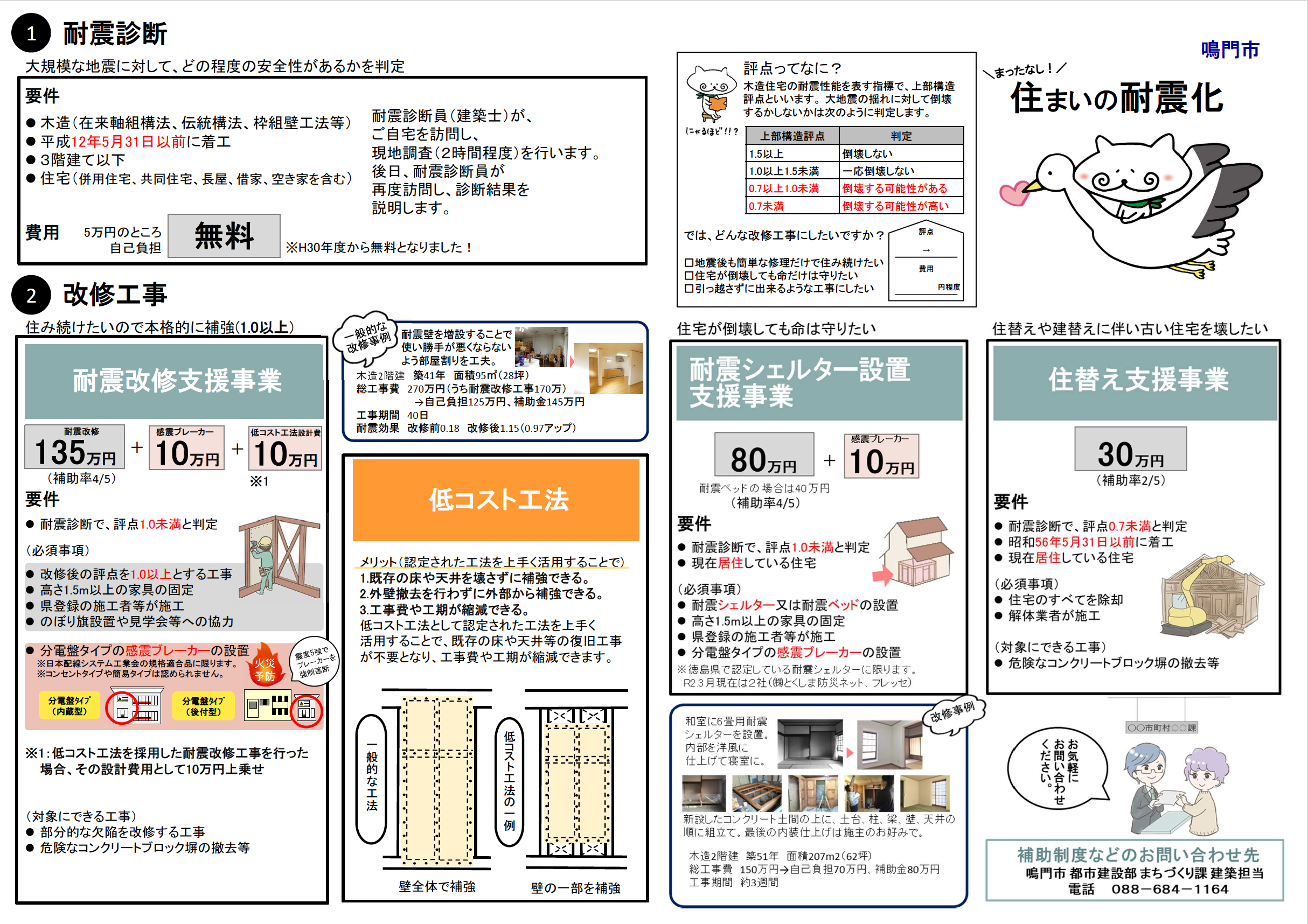 鳴門市耐震補助